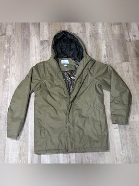 Columbia Men’s Leif Trail Parka w/Omni-Heat Lining Size M Olive Green